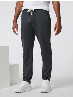 Vuori Men’s V418 Charcoal Heather DreamKnit Ponto Performance Pants Sz. L